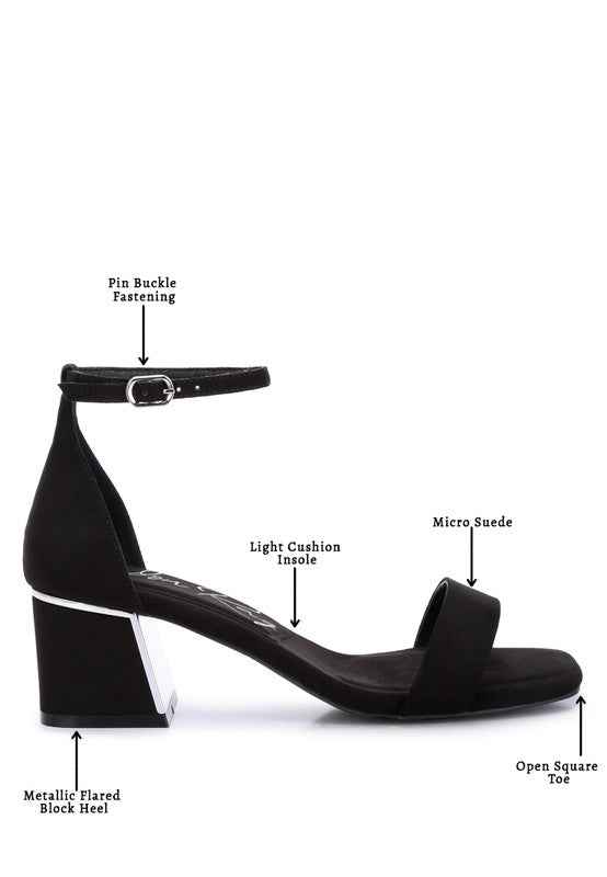 Eshe Block Heel Sandals 8aabe342-305d-4080-be36-9f2d95178fae