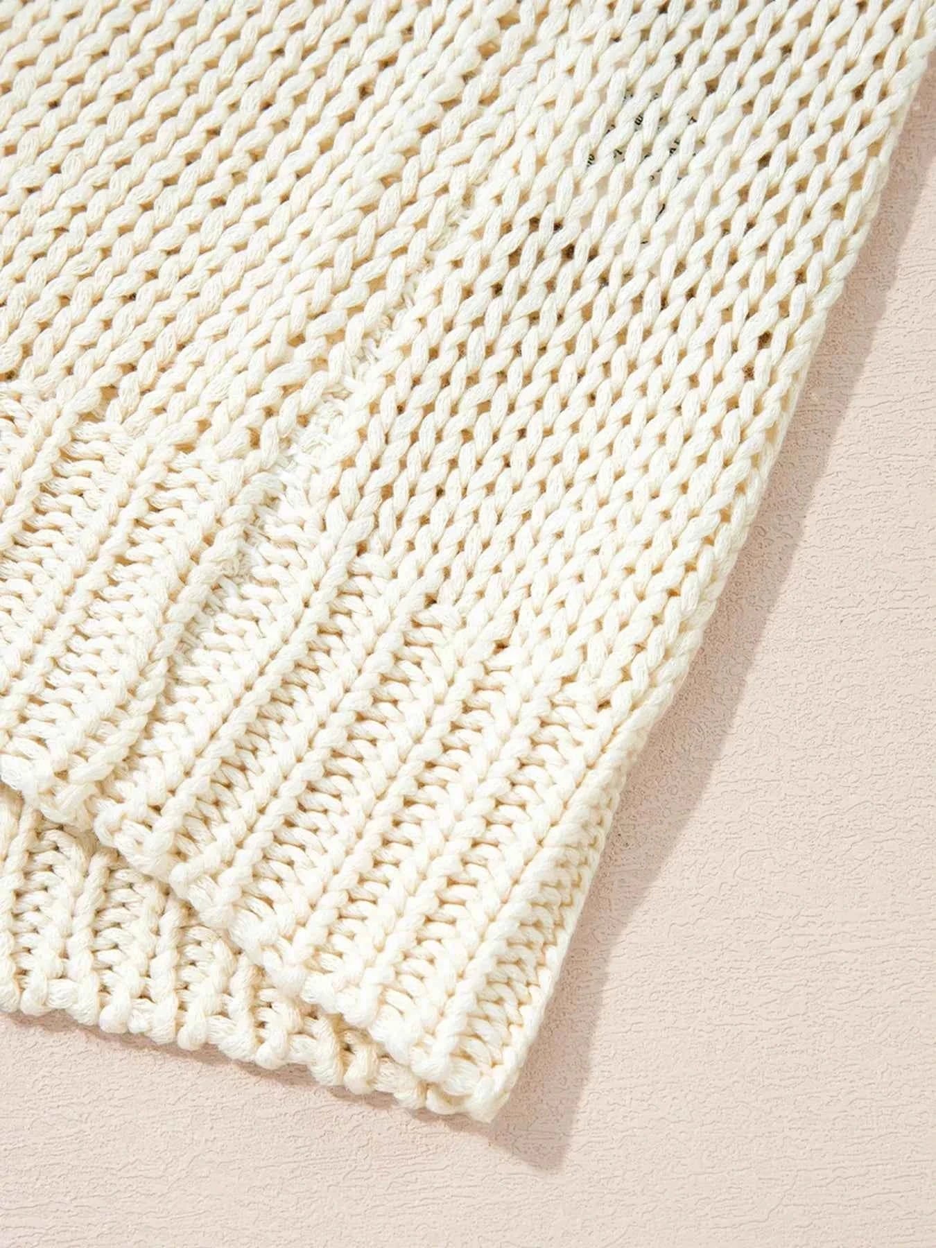 Contrast Stitch Detail V Neck Drop Shoulder Sweater 8ab610962ef94ab9b1a13e332c638357-Max-Origin