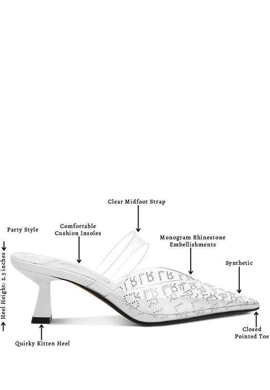 Holin Pointed Toe Kitten Heels 8aca1664-97d3-4431-a114-cf98f5e6f420