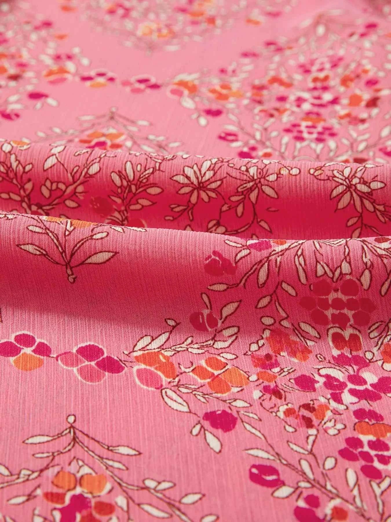 Floral Print Lantern Sleeve Loose Shirt 8b035bae-4ba1-472d-9122-597d9feed5eb-Max-Origin