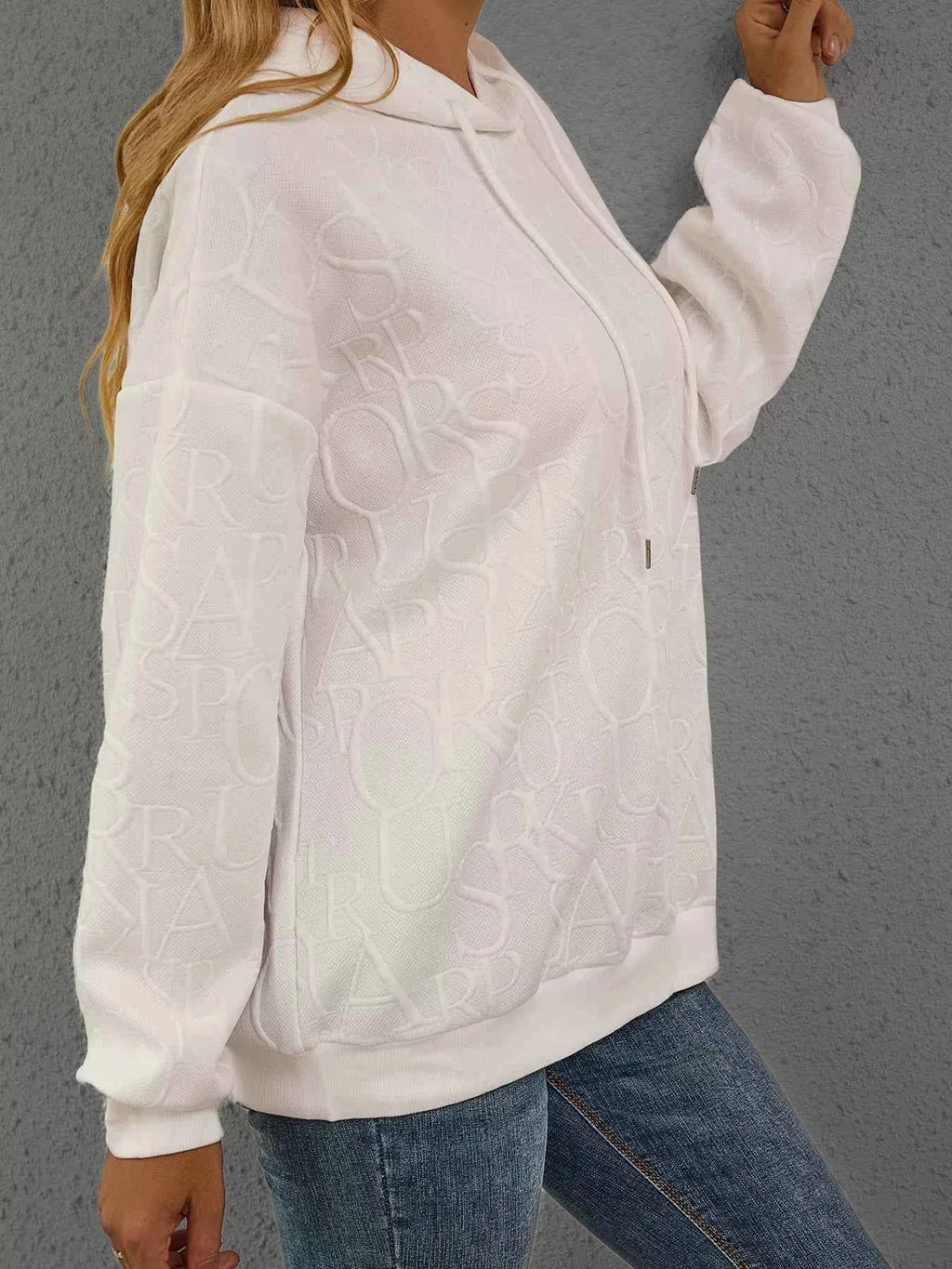 Full Size Embossed Lettering Casual Hoodie Plus Size 8b29937f5b834aa69b16d9a0e6551aa9-Max-Origin