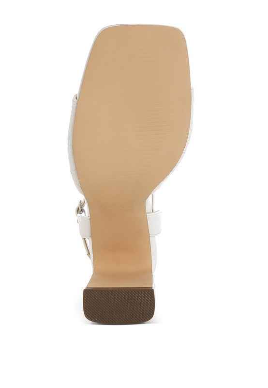 Elana Textured Faux Leather Heels 8b38f5a6-8972-41db-a729-2008811a6283