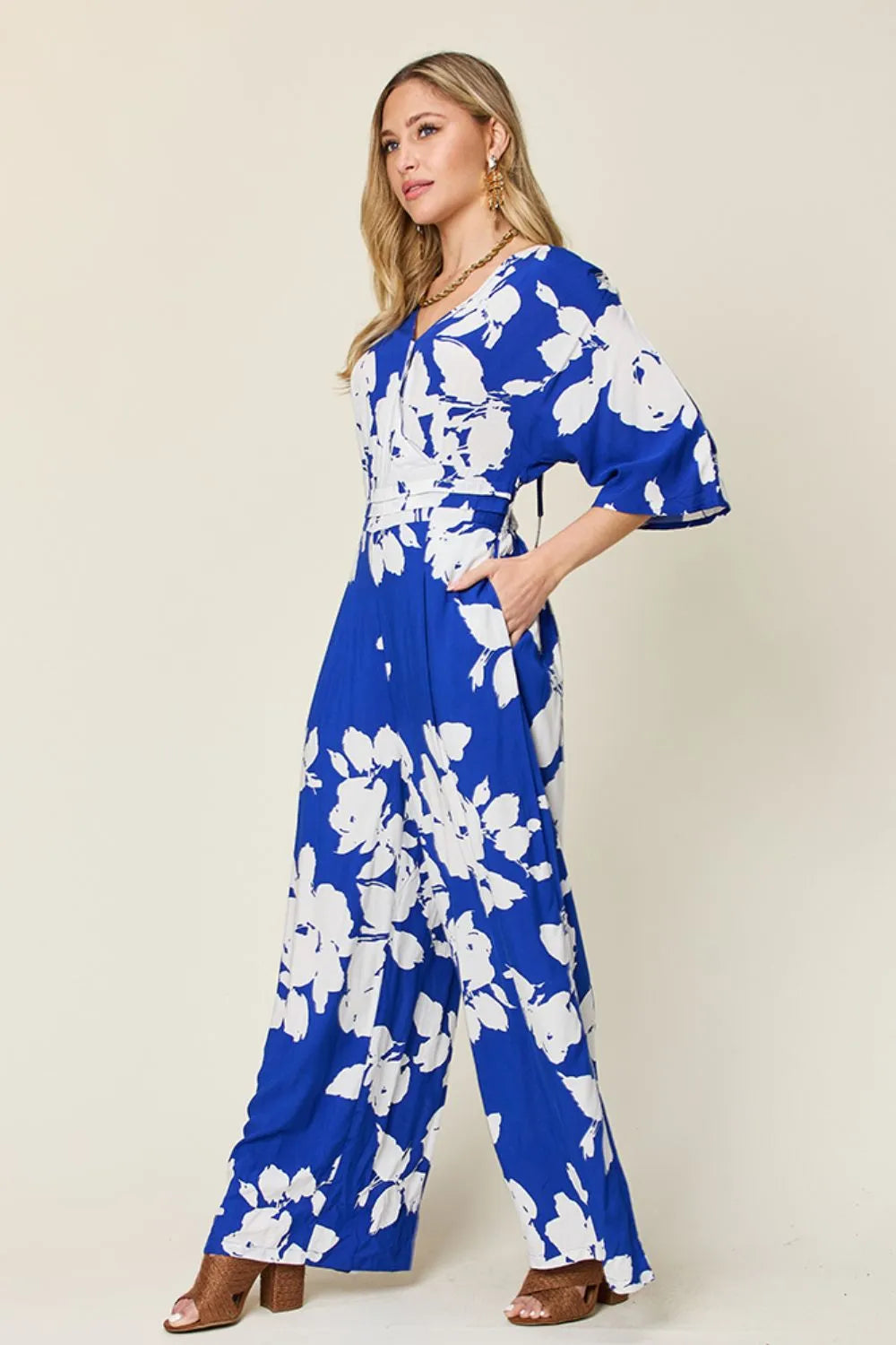 Double Take Full Size Printed Tie Back Wide Leg Jumpsuit 8b56b1bb-1e5f-4eeb-a496-ed47c9028ec3-Max