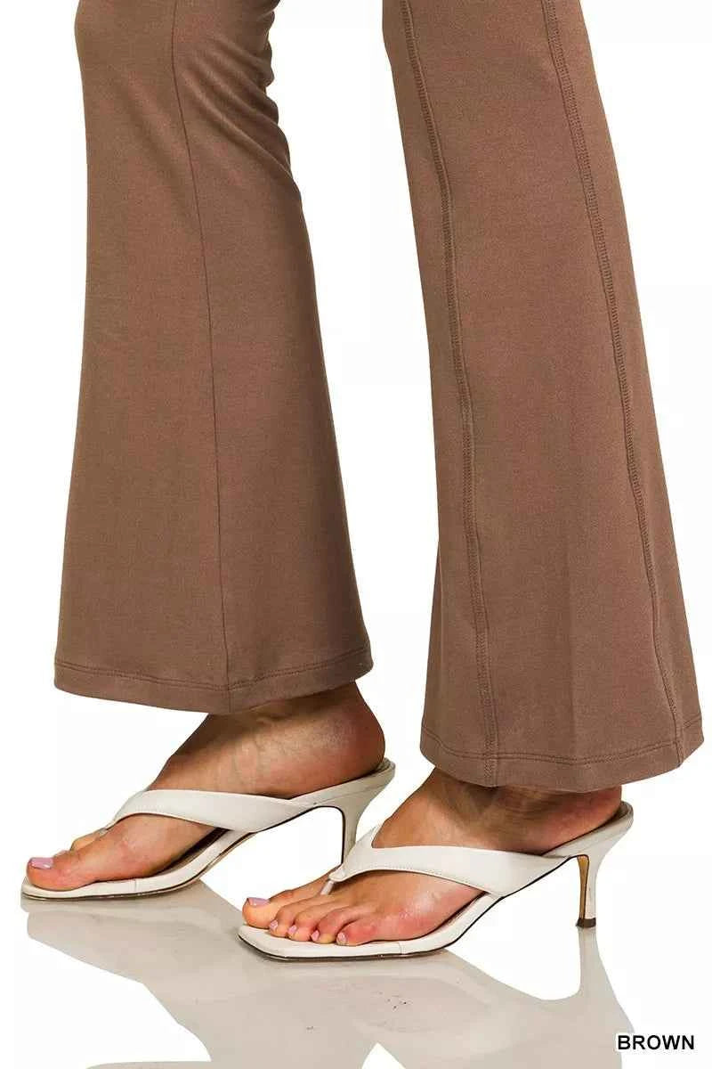 Zenana Brushed Dty Microfiber Flare Pants 8b662dd81c0643c38ac84fb12df59ca4-Max-Origin