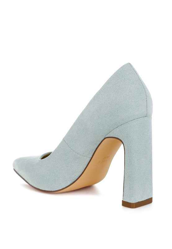 Uboa Slim Block Heel Pumps 8b73fce4-58c4-4bb6-9e6c-bd2515f3e51c