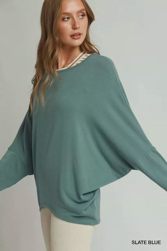 Batwing Round Neck Long Sleeve Top 8b8d2ee8-4a16-4133-888a-523a32ef9a70-Max-Origin