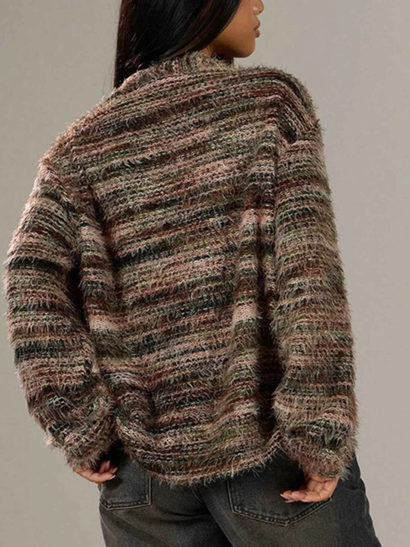 Fuzzy Button Down Chunky Cardigan 8b9319ee6afe4a3e9ebf78a237e027fe-Max-Origin
