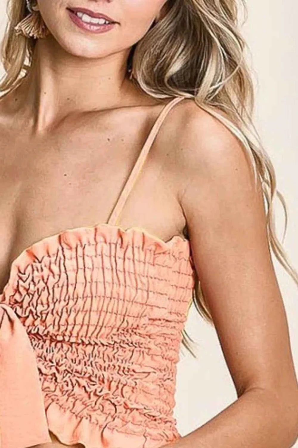 BiBi Woven Color Block Smocked with Ribbon Bra Top 8bb0043d-7fdb-4ca6-80bc-43e0bc1dcd78-Max-Origin