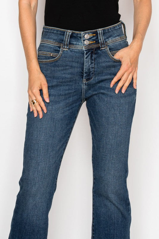 Simone Tummy Control High Rise Bootcut Jeans 8bbb87fe-2256-4bb8-8db7-b590898d135d