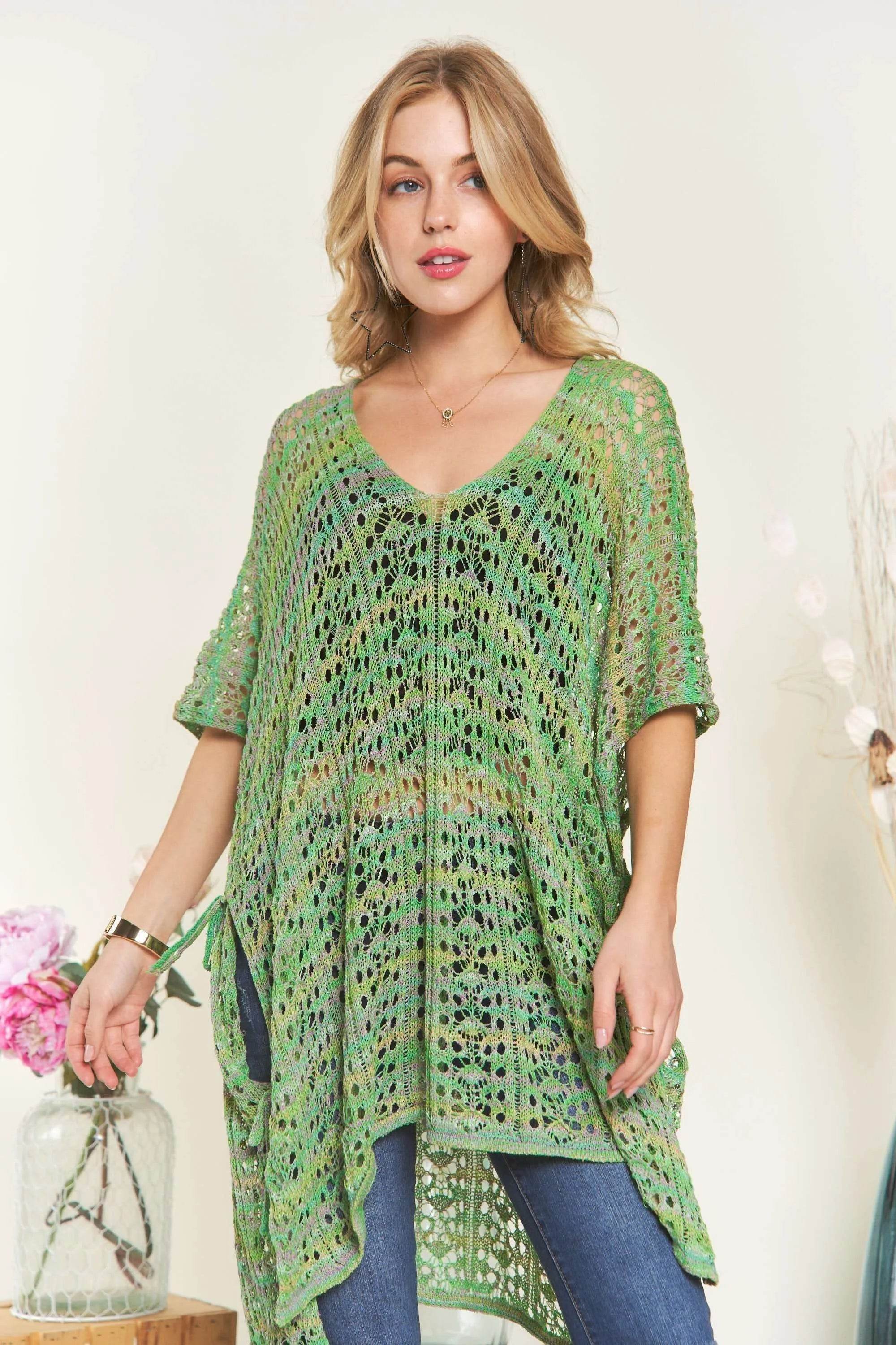 ADORA Crochet Cover Up Tunic Top 8bc300eeaa6e4344ae2e35e705773e67-Max-Origin