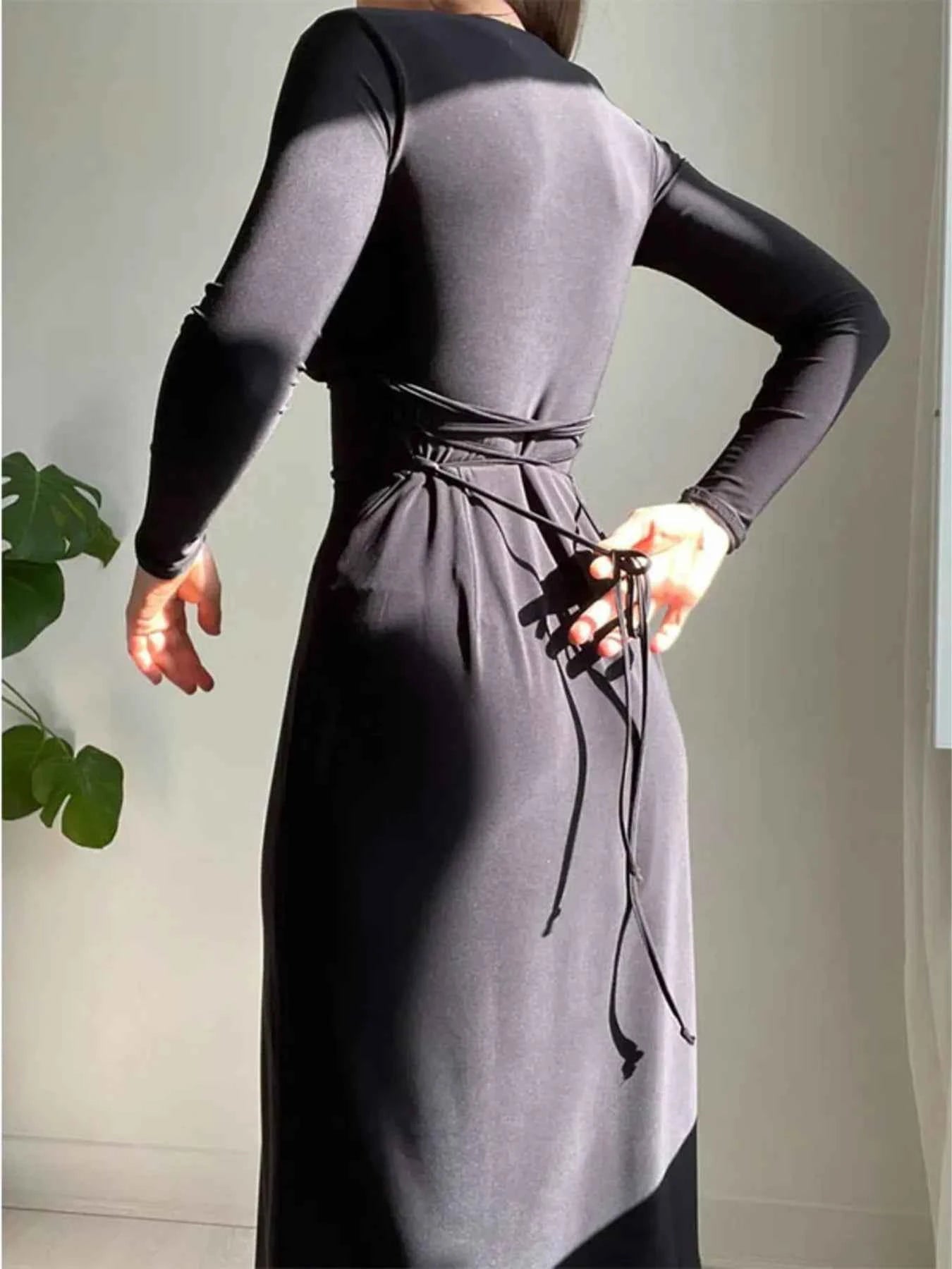 Full Size Tied Long Sleeve Bodycon Midi Dress Plus Size 8bd31b08136b4744ad8621bb6bb8422c-Max-Origin