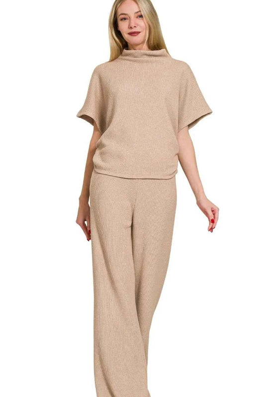 Sweater Mock Neck Top & Long Pants Set LT MOCHA 8bddaf38-770f-4f60-ae48-9caa0e859a17-Max-Origin