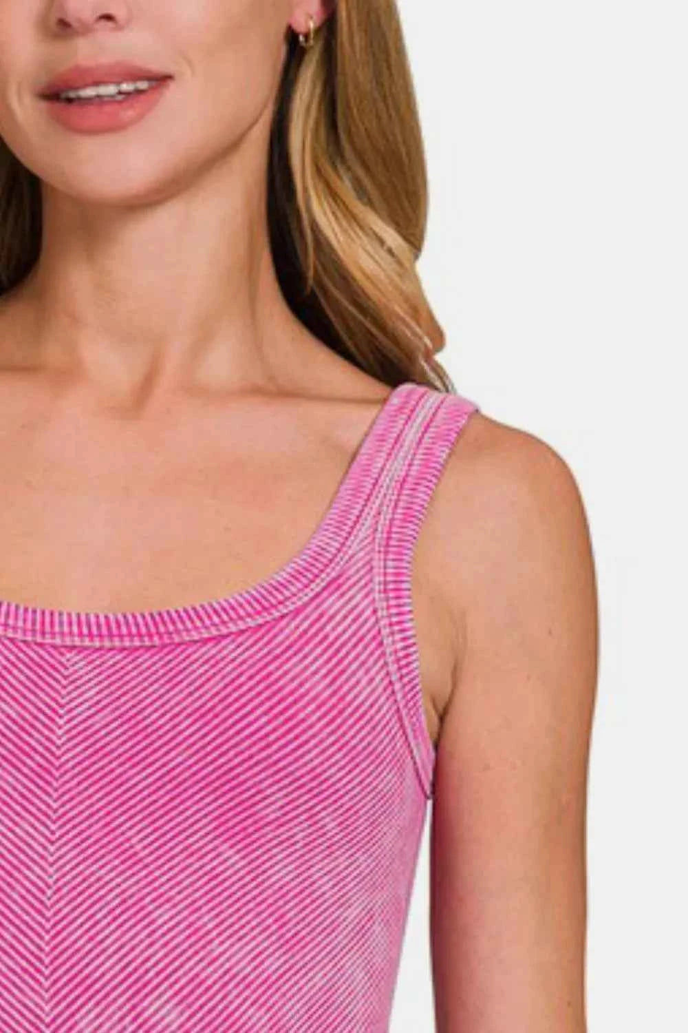 Zenana Ribbed Scoop Neck Tank 8be9408b-5457-4650-9210-ab579a5e872b-Max
