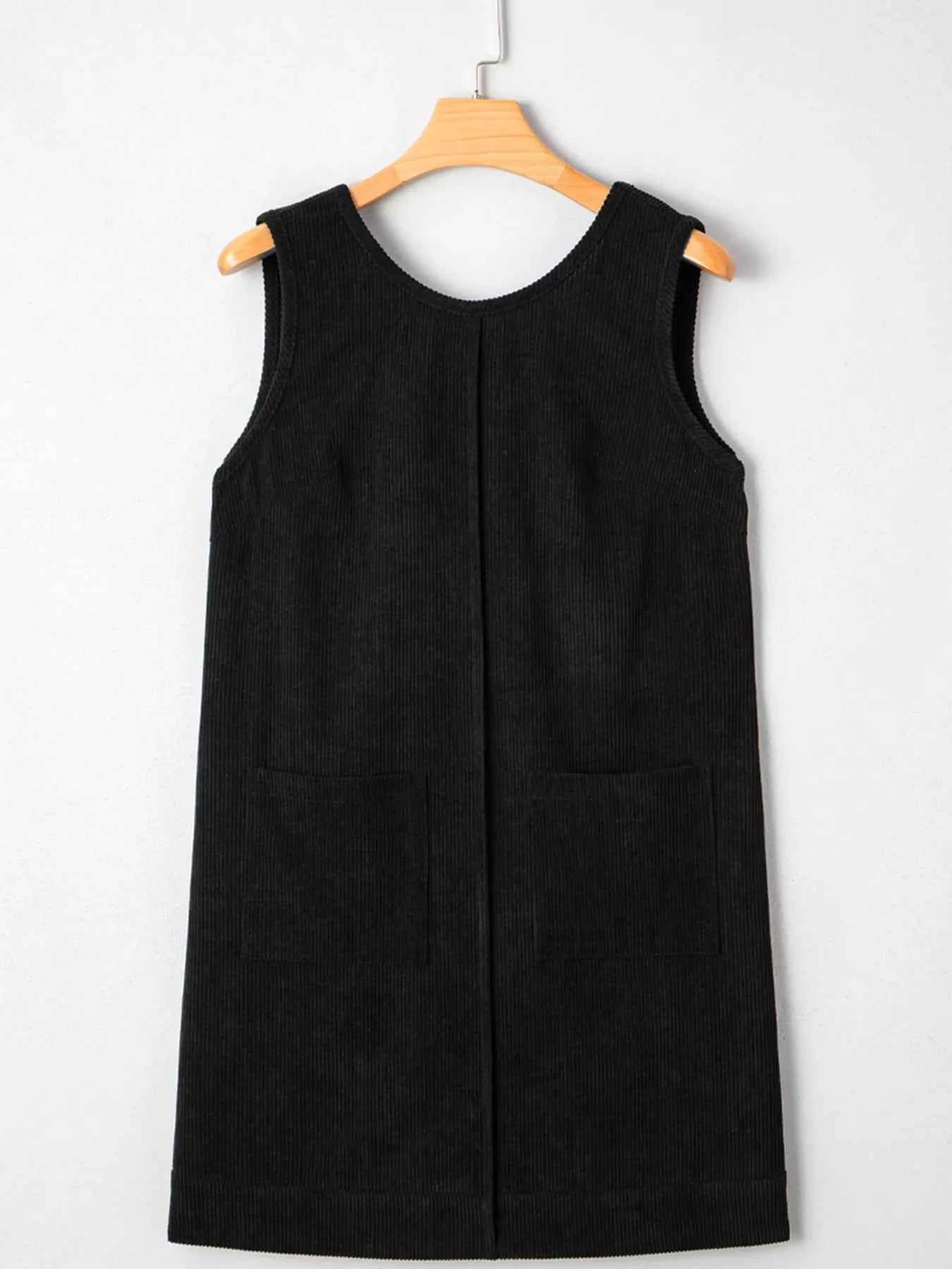 Corduroy Sleeveless Mini Dress with Patched Pockets 8bfc86938e8e4ac6b7543e1742330d2f-Max-Origin