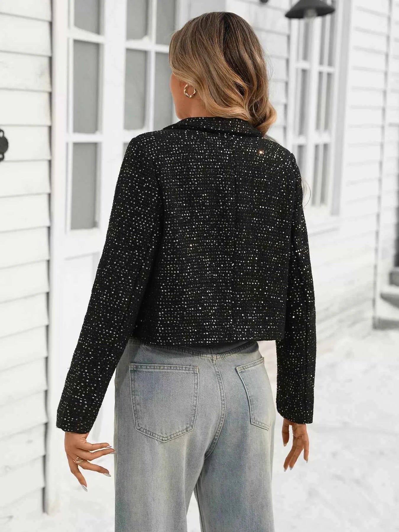 Tweed Button Up Cropped Jacket 8c156273904b4388abf33b16af38a526-Max-Origin