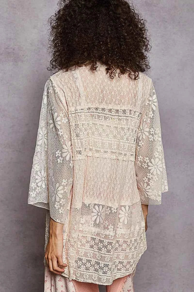 POL Lace Floral Open Front Cardigan with Trim Detail 8c24fe02-04b7-45c9-8789-2ebcd2457036-Max-Origin