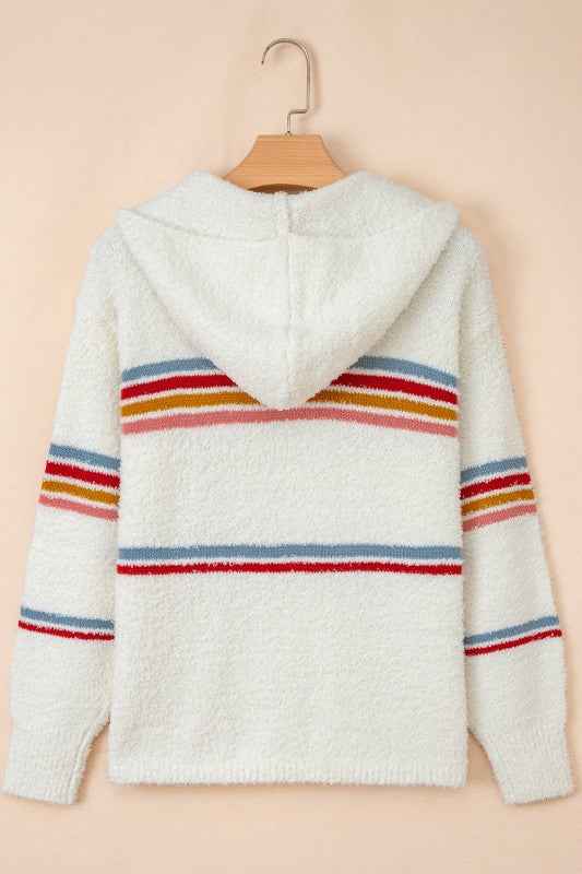 Lumikara accent Hooded Popcorn Sweater 8c3411fa-8b05-4e49-9dc1-406beb3ede0c