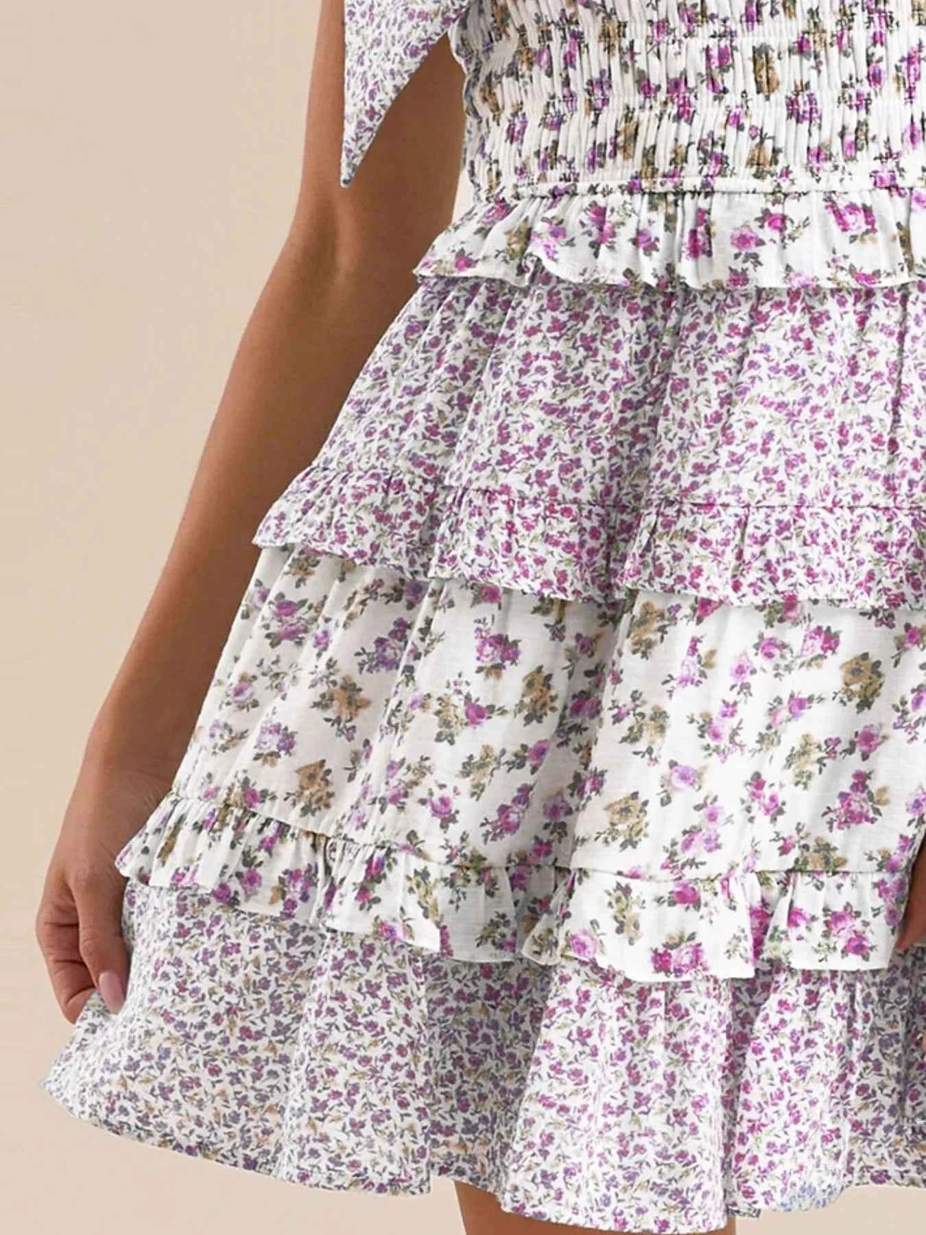 Floral Smocked Tie-Shoulder Summer Dress 8cb8c7b7-182d-4f66-84c3-17ebb90c6f27-Max-Origin