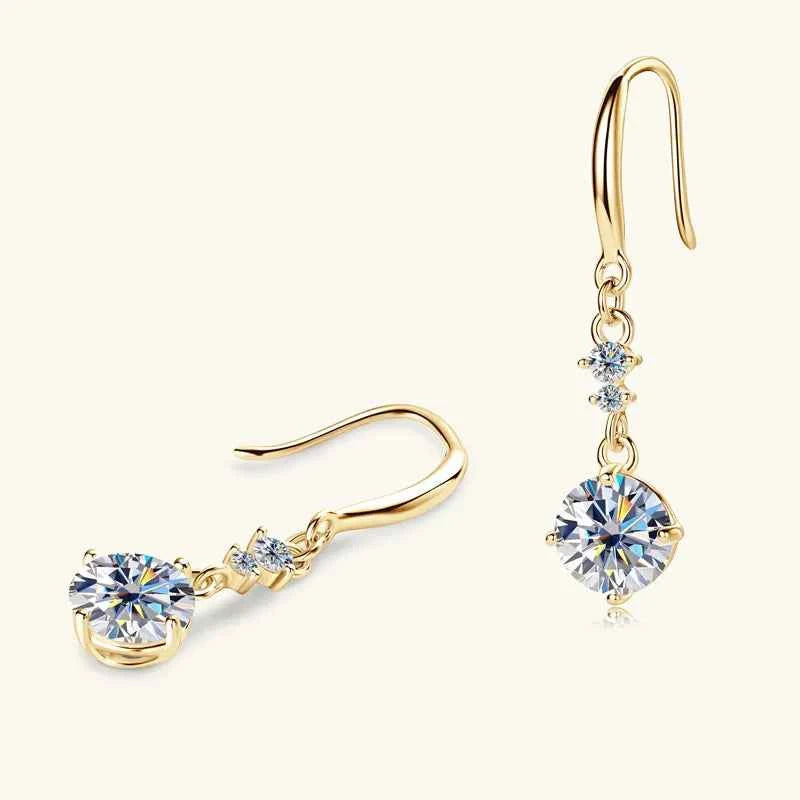 2 Carat Moissanite 925 Sterling Silver Earrings 8ce160de-8b9c-41af-a0a6-7c01b2d7e0b0-Max
