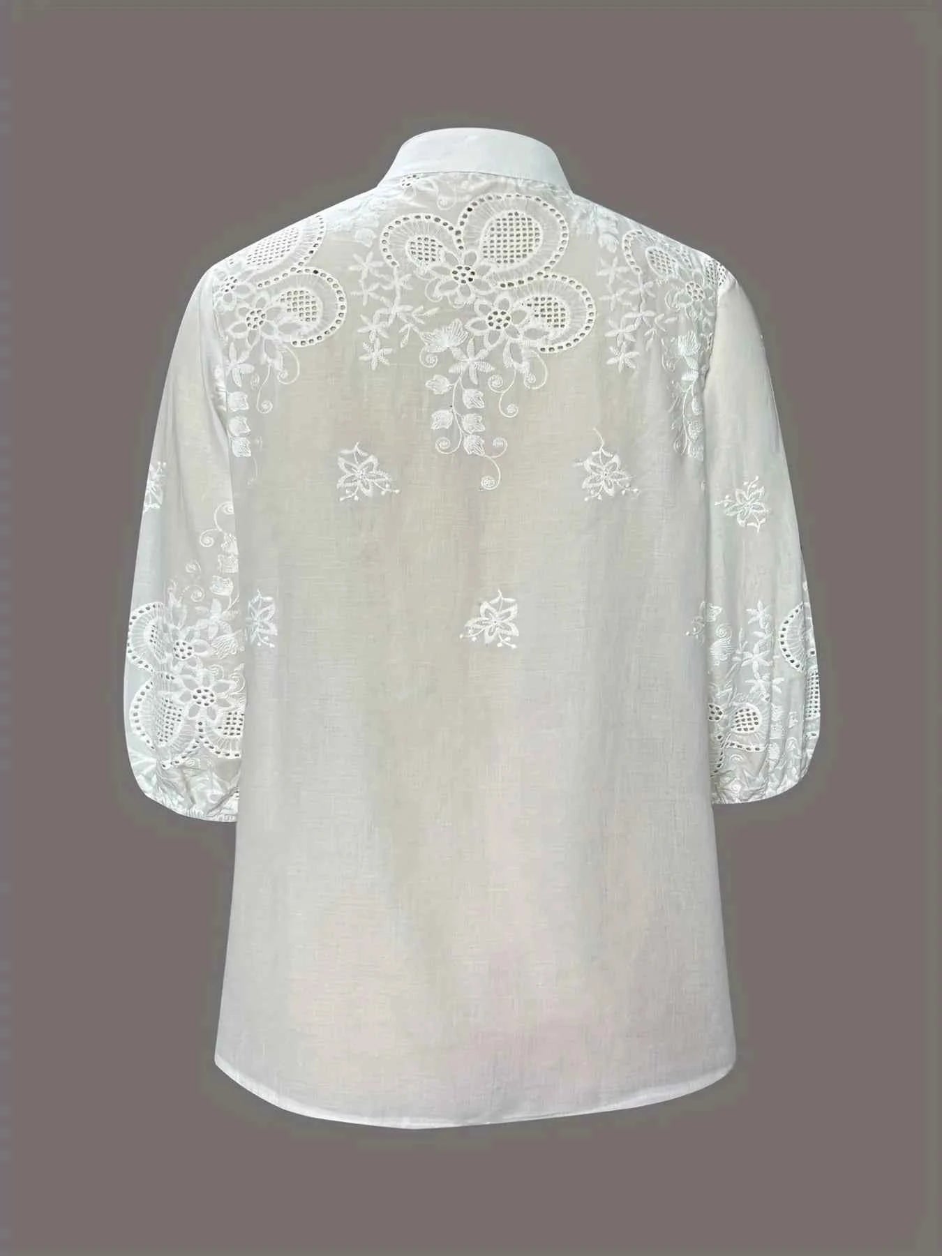 Embroidered Eyelet Button Up Shirt 8cf09faf641344c4af0d96dc4f49de88-Max-Origin