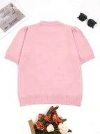 Round Neck Half Sleeve Sweater 8d0772a3dfd64572964ce17f5023844e-Max-Origin