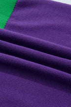 Mardi Gras Tinsel Embroidered Short Sleeve Sweater 8d3dab77-e63d-4edb-8ee6-6d088a7a0457