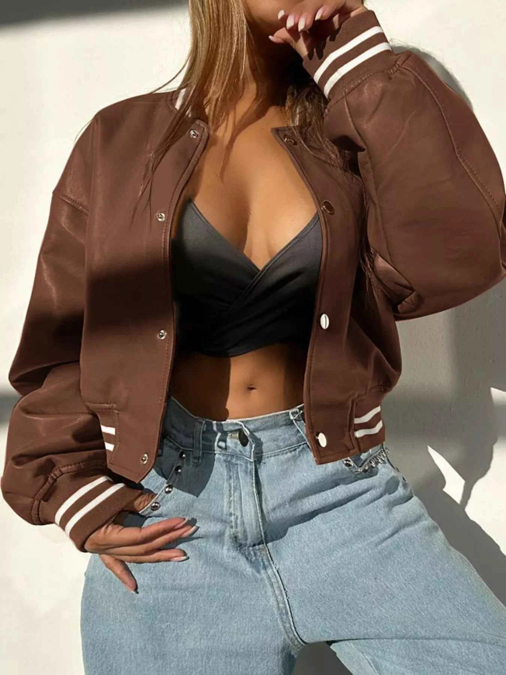 Snap Down Drop Shoulder Jacket 8d4239b8-40f7-464d-b9d7-6eea18df12e6-Max-Origin