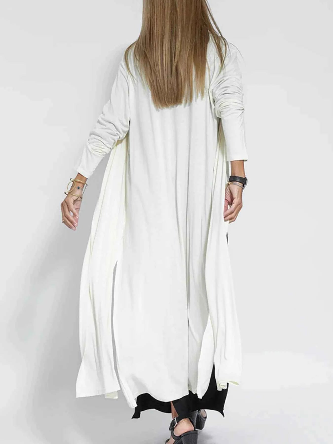 Full Size Open Front Side Slit Longline Cardigan Plus Size 8d42833d-aca9-4ad6-8731-0df7b9e72805-Max-Origin