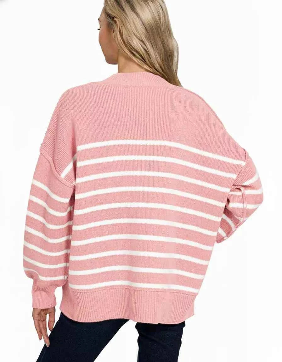 Zenana Exposed Seam Striped Oversized Sweater 8d5b8d86-08a2-4d9f-93b9-f44aaad9a899-Max-Origin