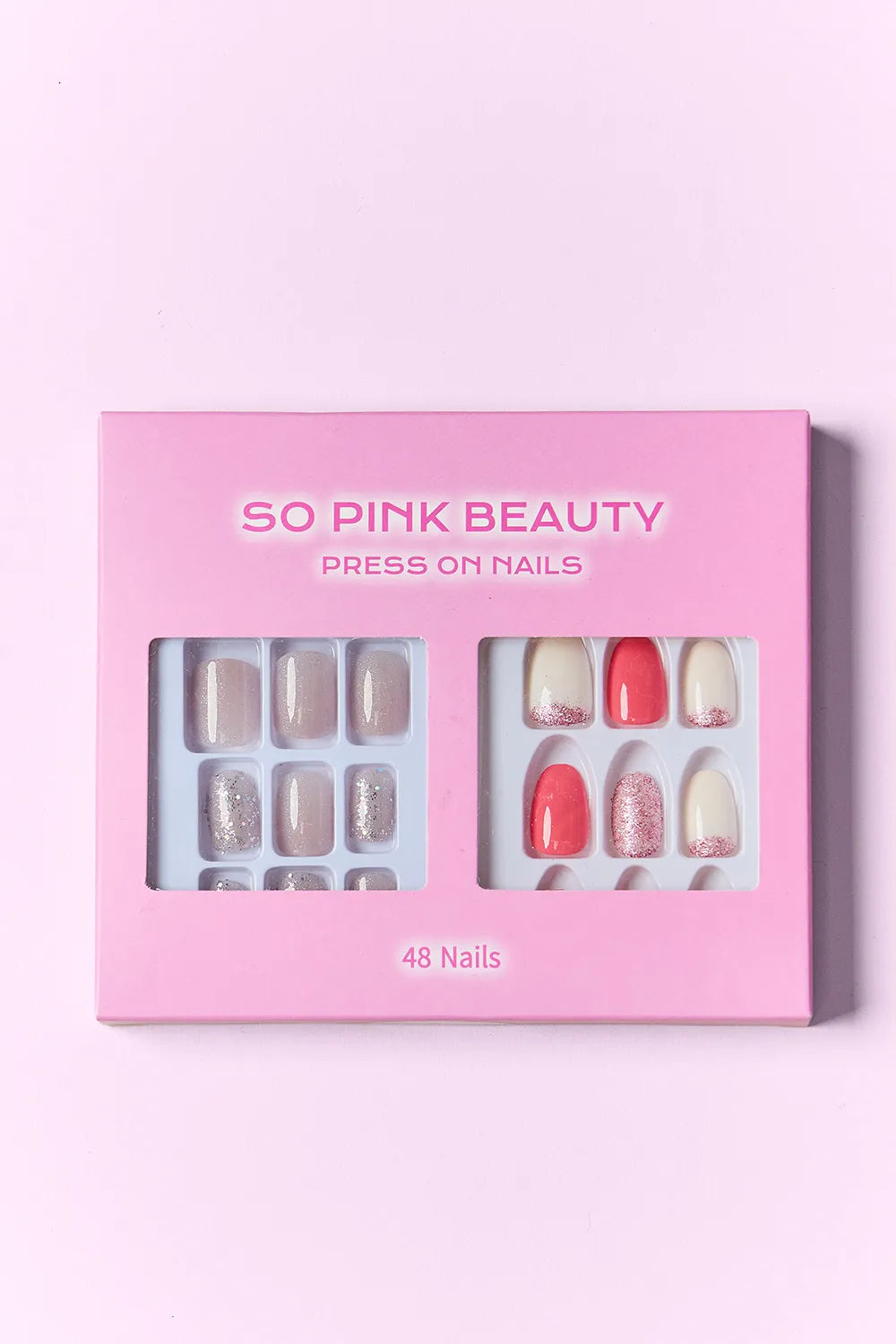 SO PINK BEAUTY Press On Nails 2 Packs 8d640a31-dc26-4ee5-9dc7-022db92a02cf-Max
