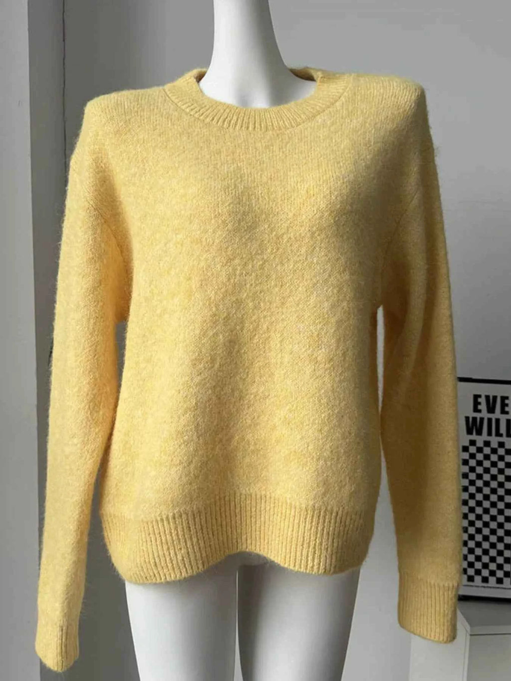 Round Neck Dropped Shoulder Sweater 8d7a6606-3422-4e45-af3b-4cf4a8265965-Max-Origin