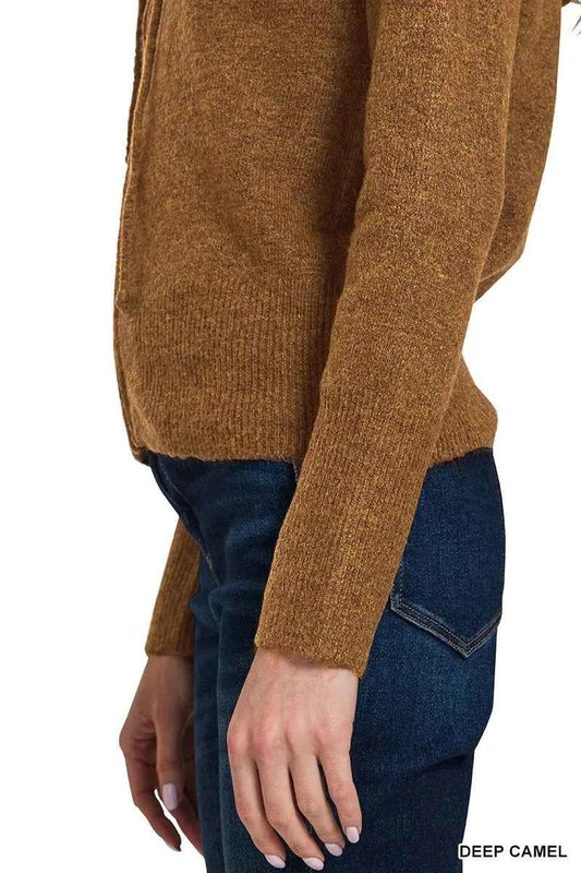 Drawstring Zip Up Hooded Cardigan 8d7cff3b318141f98e76775c2e4e61b2-Max-Origin