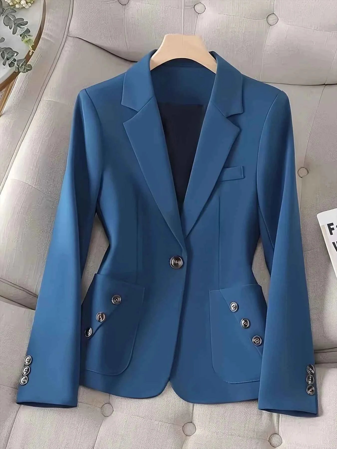 One-Button Blazer with Pockets 8d9b7d10d47e496695a8a7f23c839d40-Max-Origin