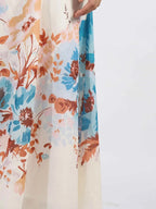 Cutout Back Printed Square Neck Dress 8dc95c8f-acc3-4f15-99ad-2308e67f1d36-Max-Origin