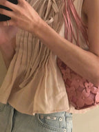 Tie-Front Sleeveless Summer Blouse 8ddd6ef1-21e6-4611-8afe-b073d2350c44-Max-Origin