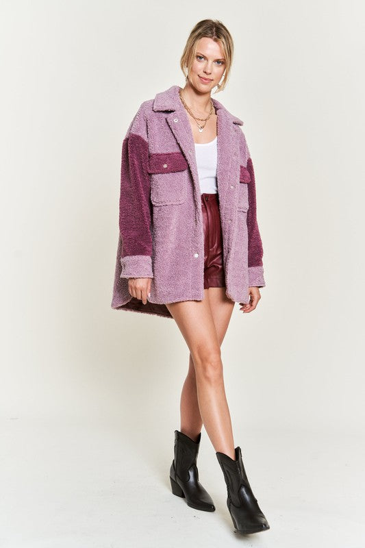 Colorblock sherpa jacket jjo5017 8e00062c-cbc3-4efc-8aef-21d8b802dbbc