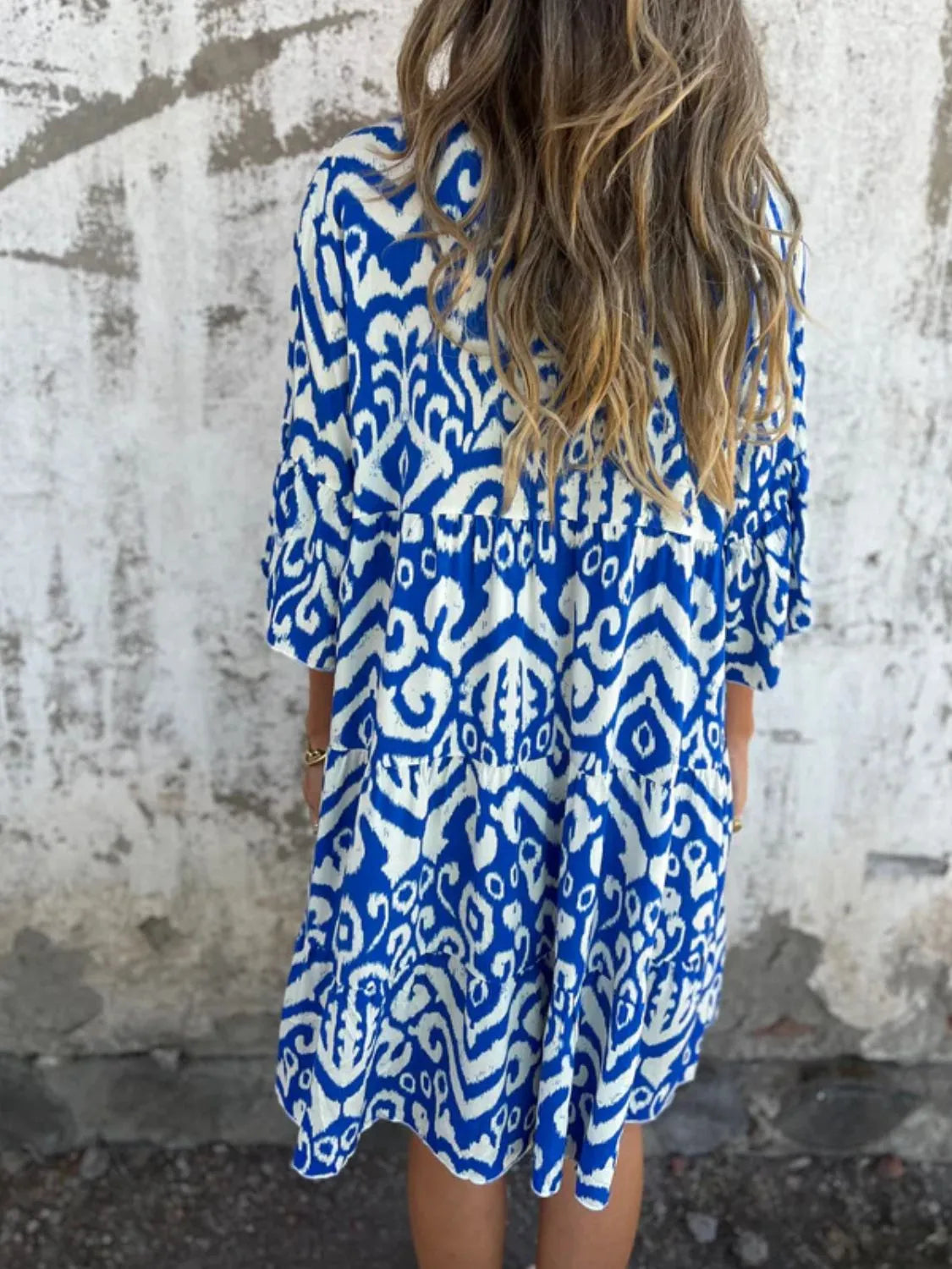 Full Size Printed Notched Half Sleeve Dress Plus Size 8e29a842-be96-4cd8-8ae8-0b3e3c8351b5-Max-Origin