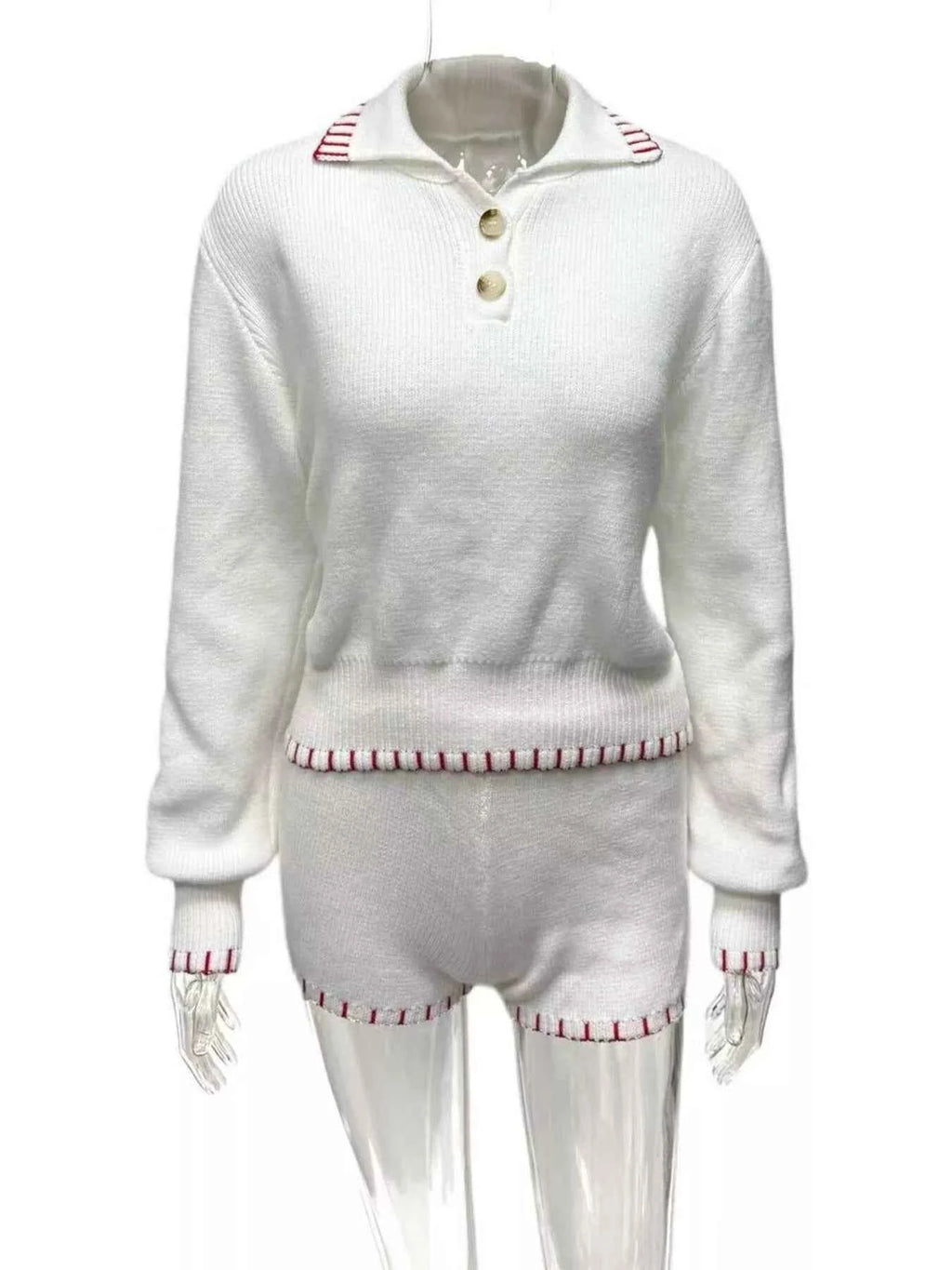 Casual Knit Long Sleeve Top and Shorts Sweater Set 8e324a8c-9d63-4509-bcb7-77dd7b316c33-Max-Origin