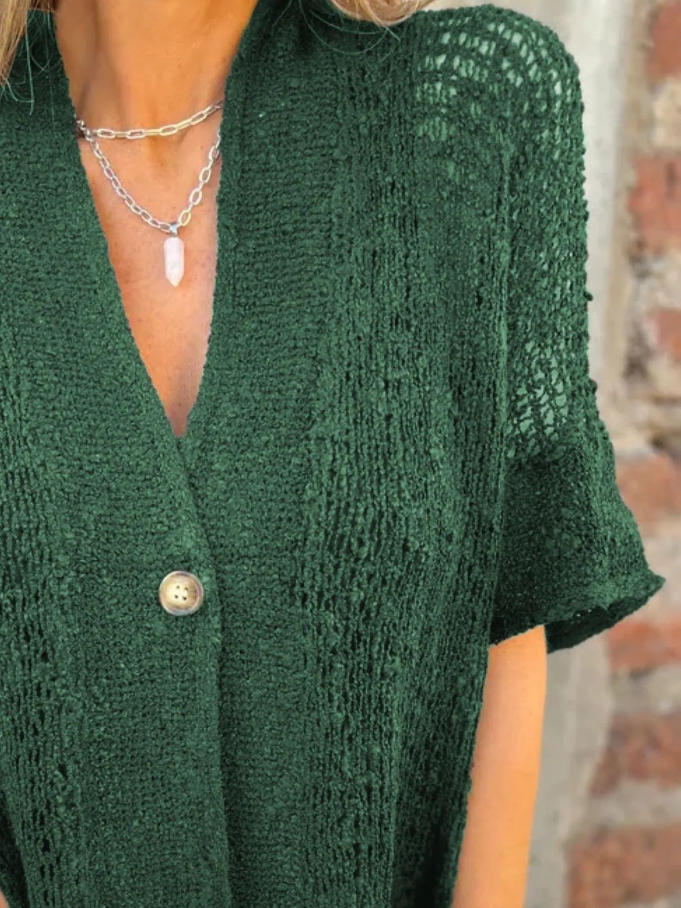 Full Size One Button Openwork Cardigan Plus Size 8e4442c7-8f57-4ece-9089-0eb5fcb3b3e3-Max-Origin