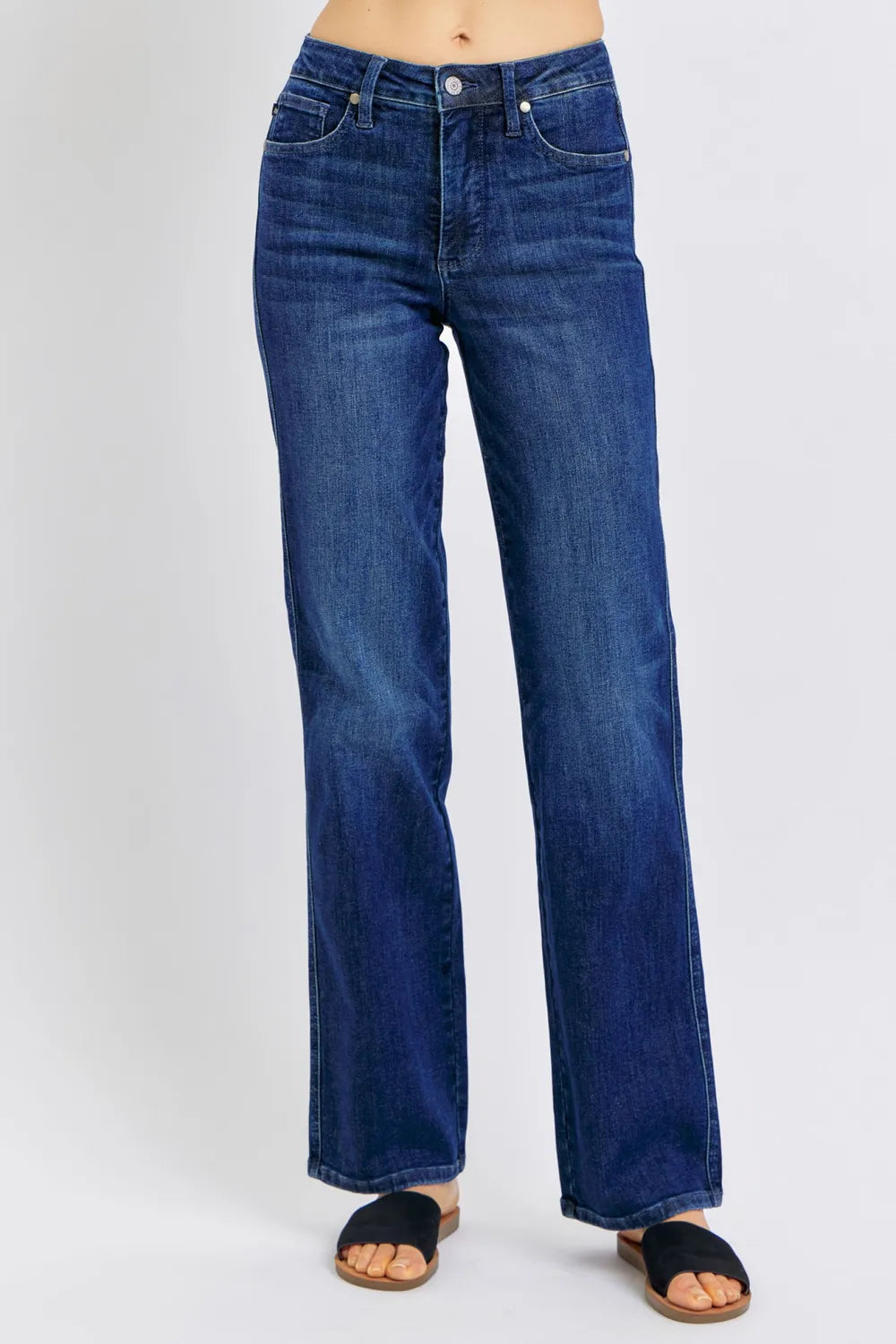 Judy Blue Full Size Tummy Control Straight Jeans Plus Size Dark 8e70fb1b-fb46-40e7-b632-19d8d3c177ee-Max
