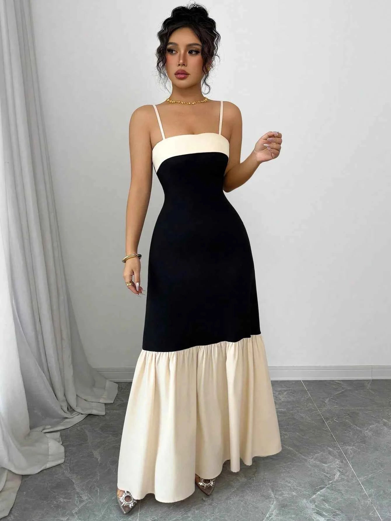 Color Block Maxi Cami Dress 8ed4fbe4-2752-475d-9954-f346edbdef92-Max-Origin