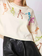 Halloween Colorful Sequin Skeleton Sweatshirt 8f3faf0b-f260-4a3d-b3d7-bfeba0c80858-Max-Origin