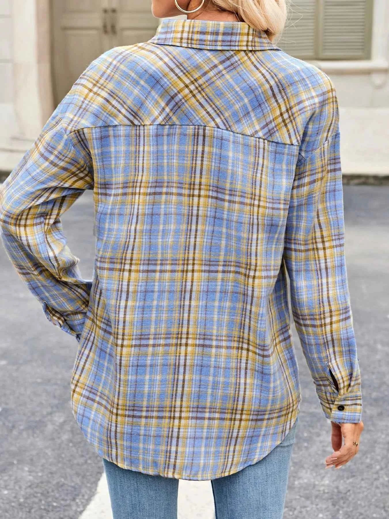 Plaid Button Up Long Sleeve Shirt 8f4d8e7d57944366a2b0a51a29f15299-Max-Origin