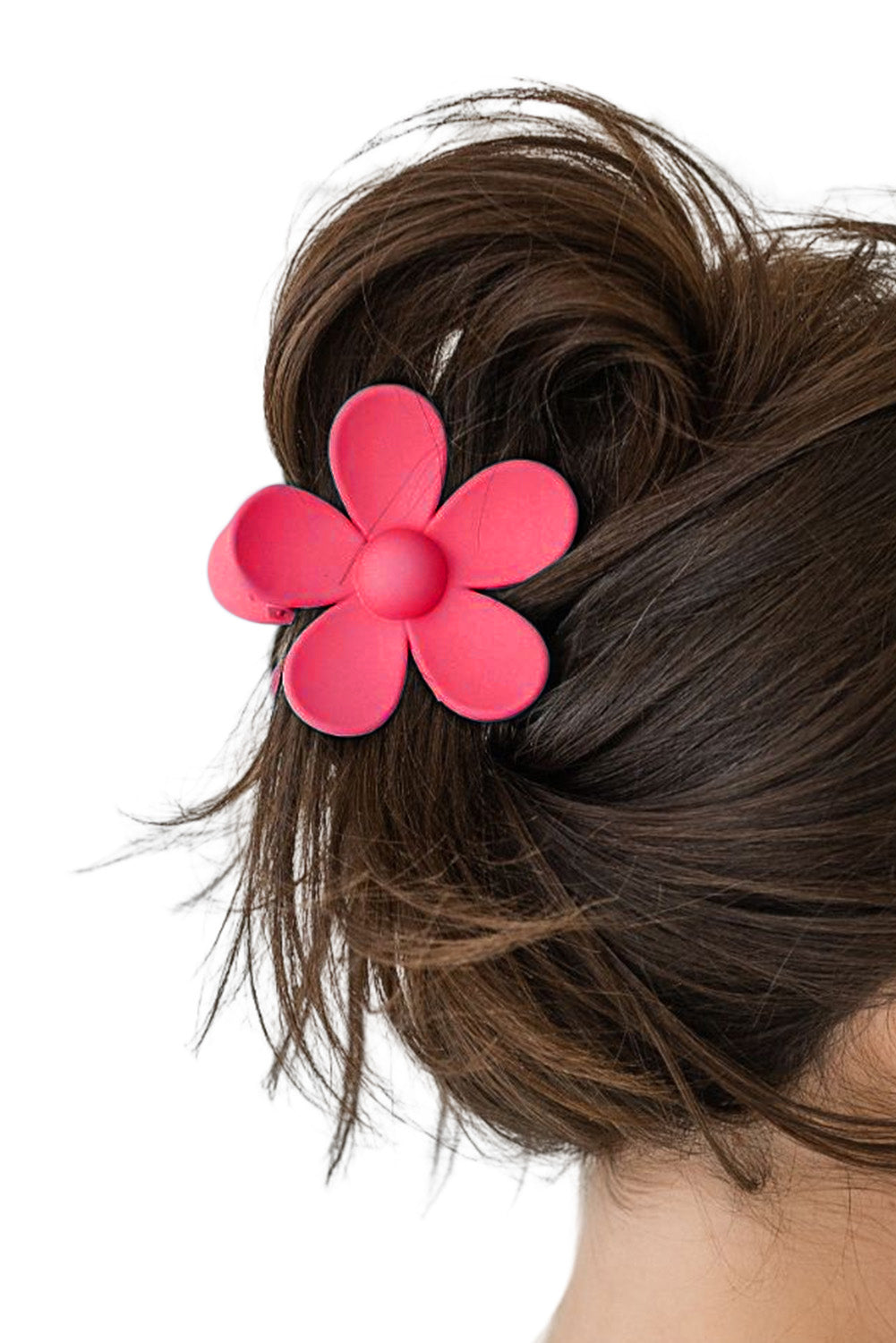 Rosy Flower Hair Claw Clip 8f5d57f33989476f