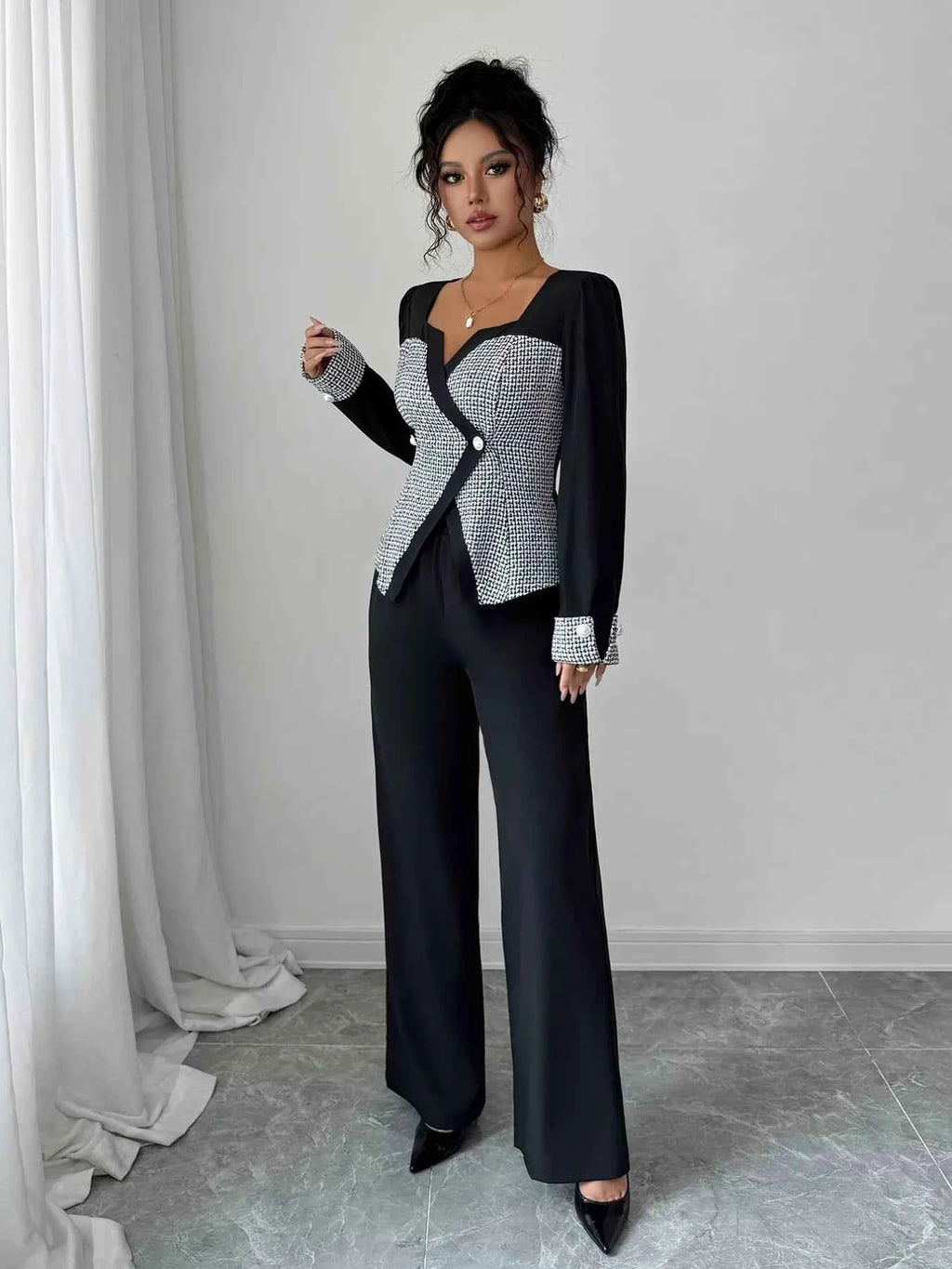 Long Sleeve Top and Wide Leg Pants Set 8faca2d0-b41b-4eac-bed5-9cbd6cb7535a-Max-Origin