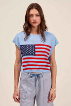 SO ME Fourth Of July American Flag Boxy Fit Sweater Top 8fd74b81-b194-4e77-a9d4-27115bb919be-Max-Origin