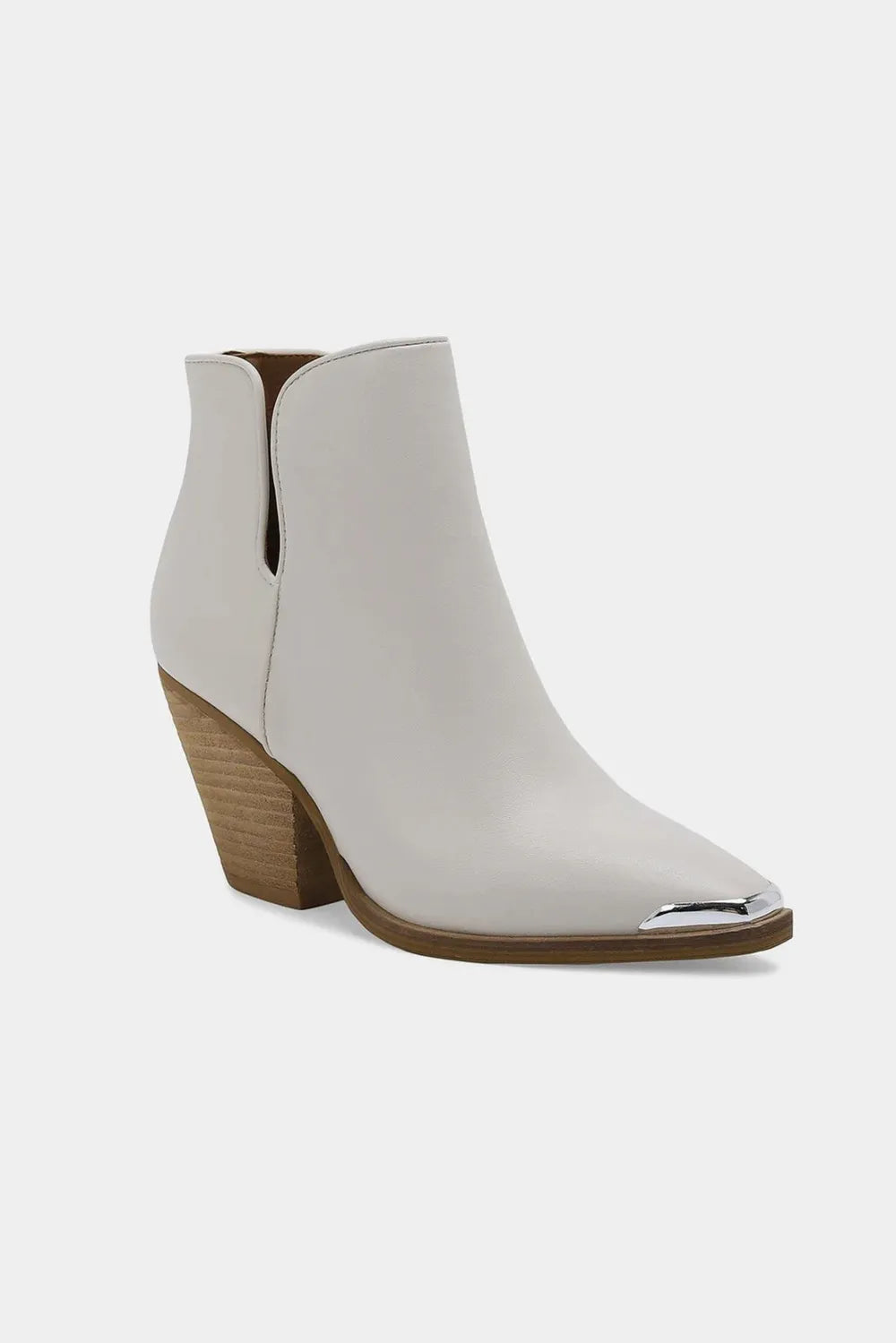 Beast Fashion Pointed Metal-Tip Toe Block Heel Ankle Boots 8fefbc29-937f-4e1c-b979-c28c21734c36-Max