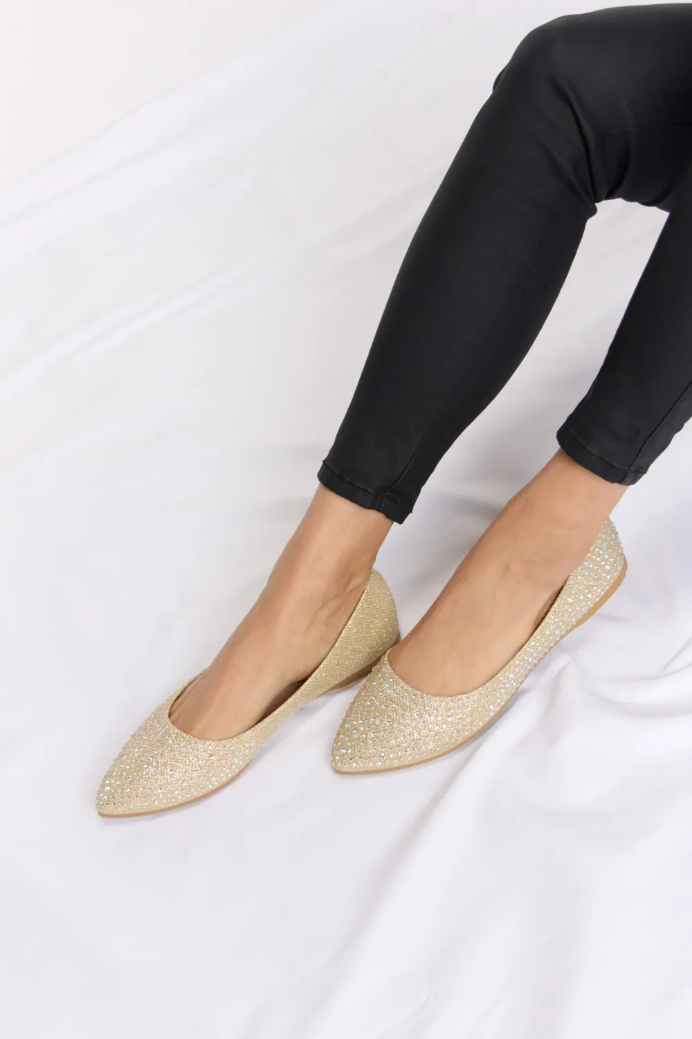 Forever Link Rhinestone Point Toe Flat Slip-Ons 8ff0fa86-7f1e-4667-9492-0ab2d010827c-Max