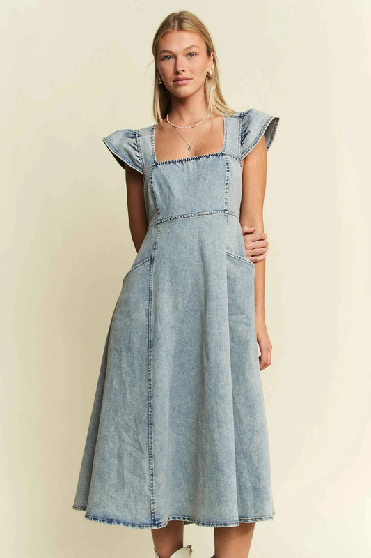 Full Size Ruffled Denim Midi Dress Plus Size 9027758df8864ecda8be9515ce2d3325-Max-Origin