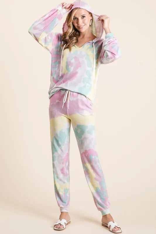 BiBi Tie Dye French Terry Casual Pants 9052c3c944e74702854b7b6bd92a8247-Max-Origin